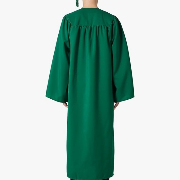NWOT Green Graduation Gown and Cap Set - Picture 3 of 3